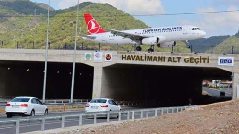 Alanya Gazipaşa Hava Limanı proje görünümü
